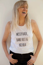 Load image into Gallery viewer, Messy Hair Muscle Tee