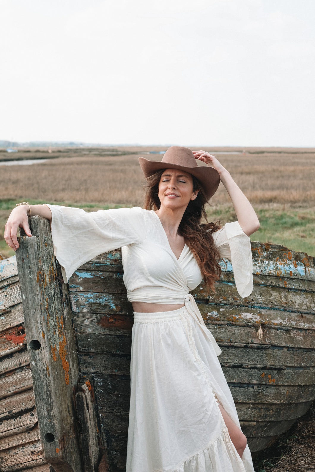 Grace Tie-Top - Cream