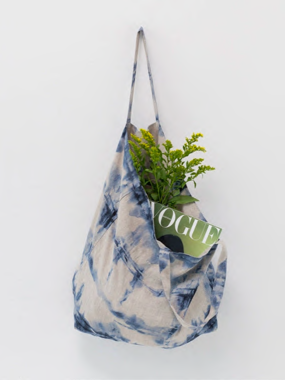 Tie-Dye Linen Bag
